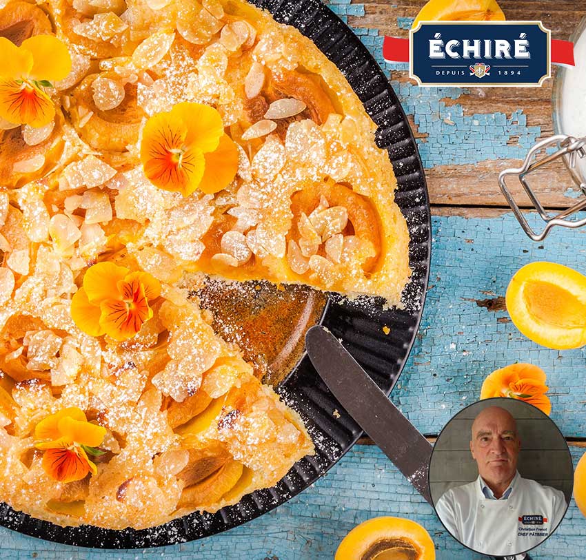 Tart with apricot butter Échiré by Christian Frenot !