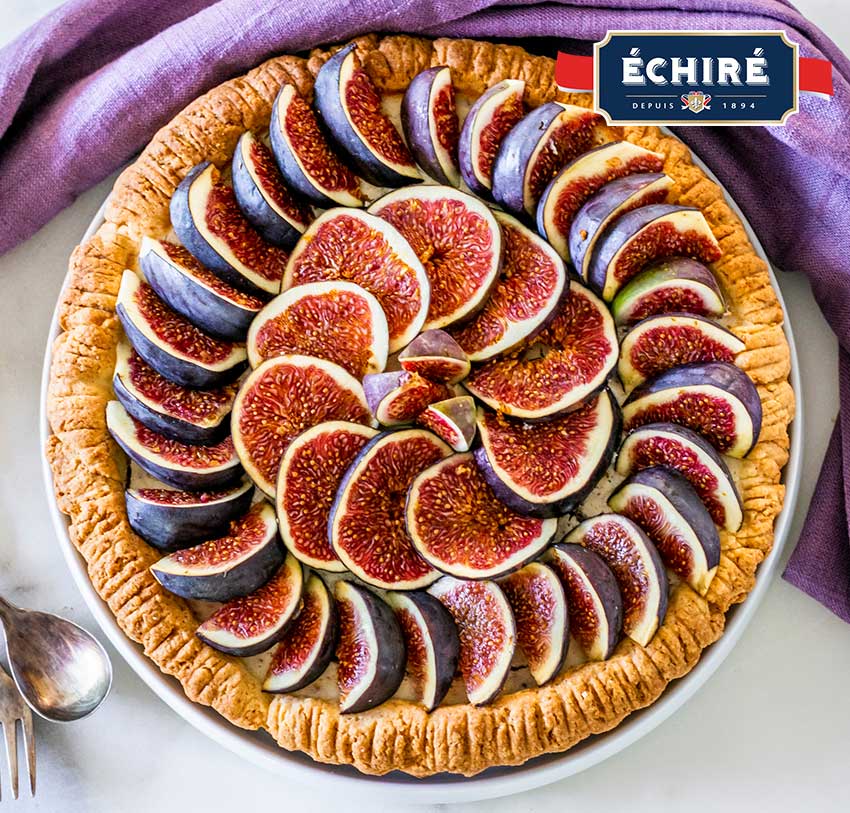 Recipe fig pie with our Échiré salted butter !